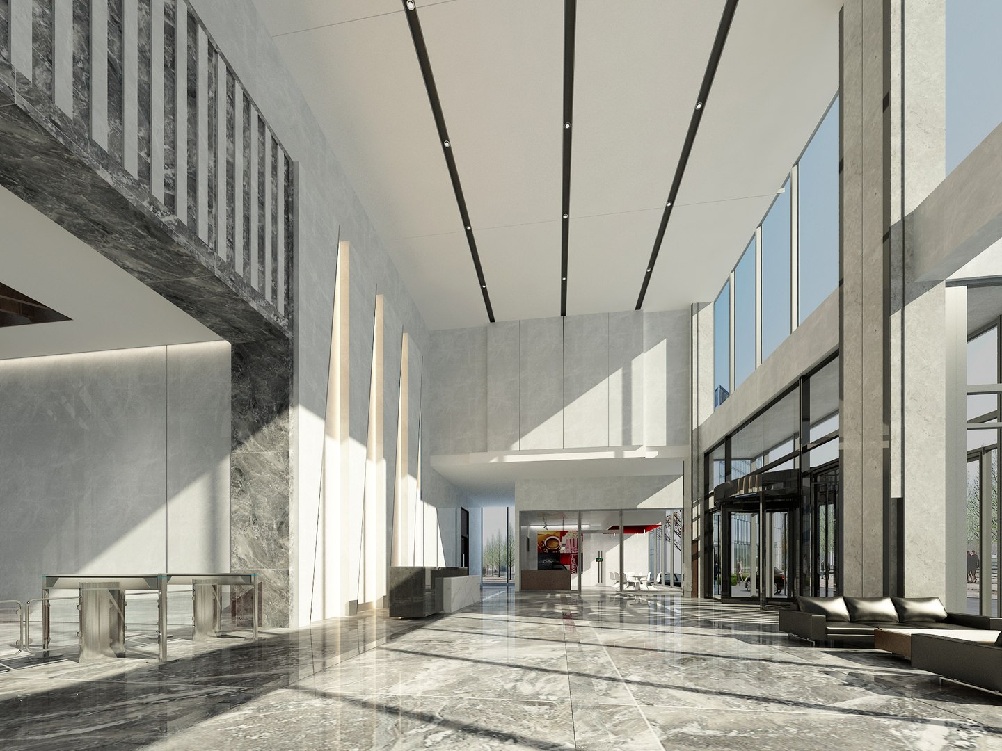 Modern Hall 22 Model - TurboSquid 2114163