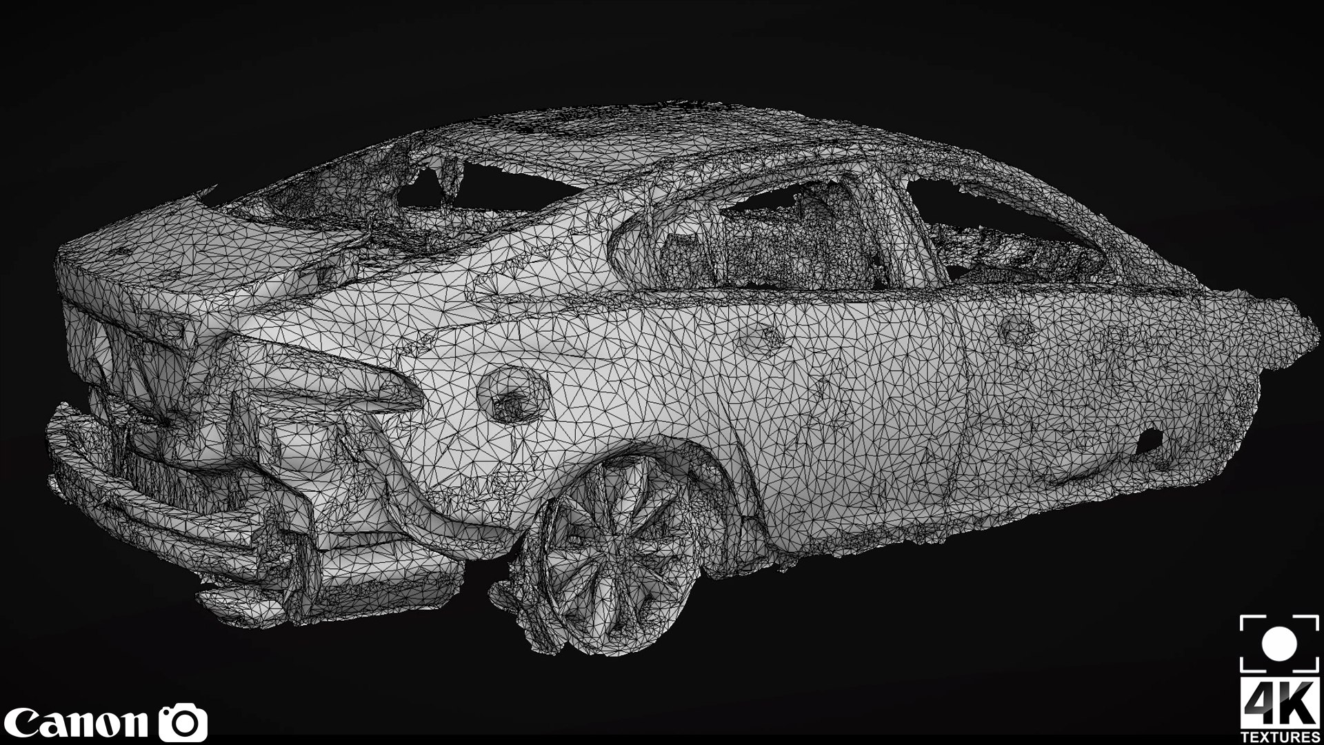 Burned Car Wreck Back Part Photogrammetry 3D Model - TurboSquid 2225916