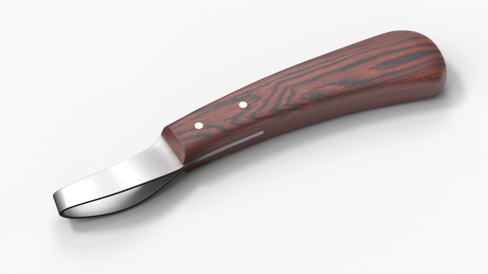 Horse Hoof Trimming Knife Loop Blade 3D model preview