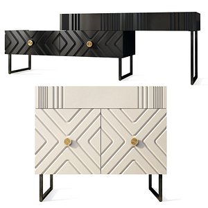 Dresser And Tv Stand Marseille 3D model