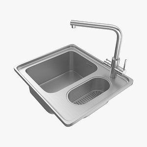 Kitchen Sink Alpes-Noix with Mixer Milo 212 By Ceadesign