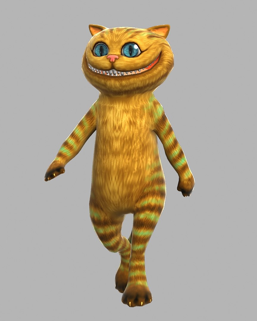 3d Max Character Ginger Cat Hair