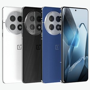 3D OnePlus 13 All Colors model
