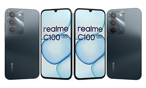 Realme C100 5G Black 3D model