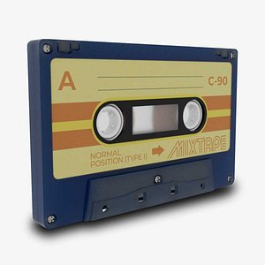 Retro Cassette 3D model