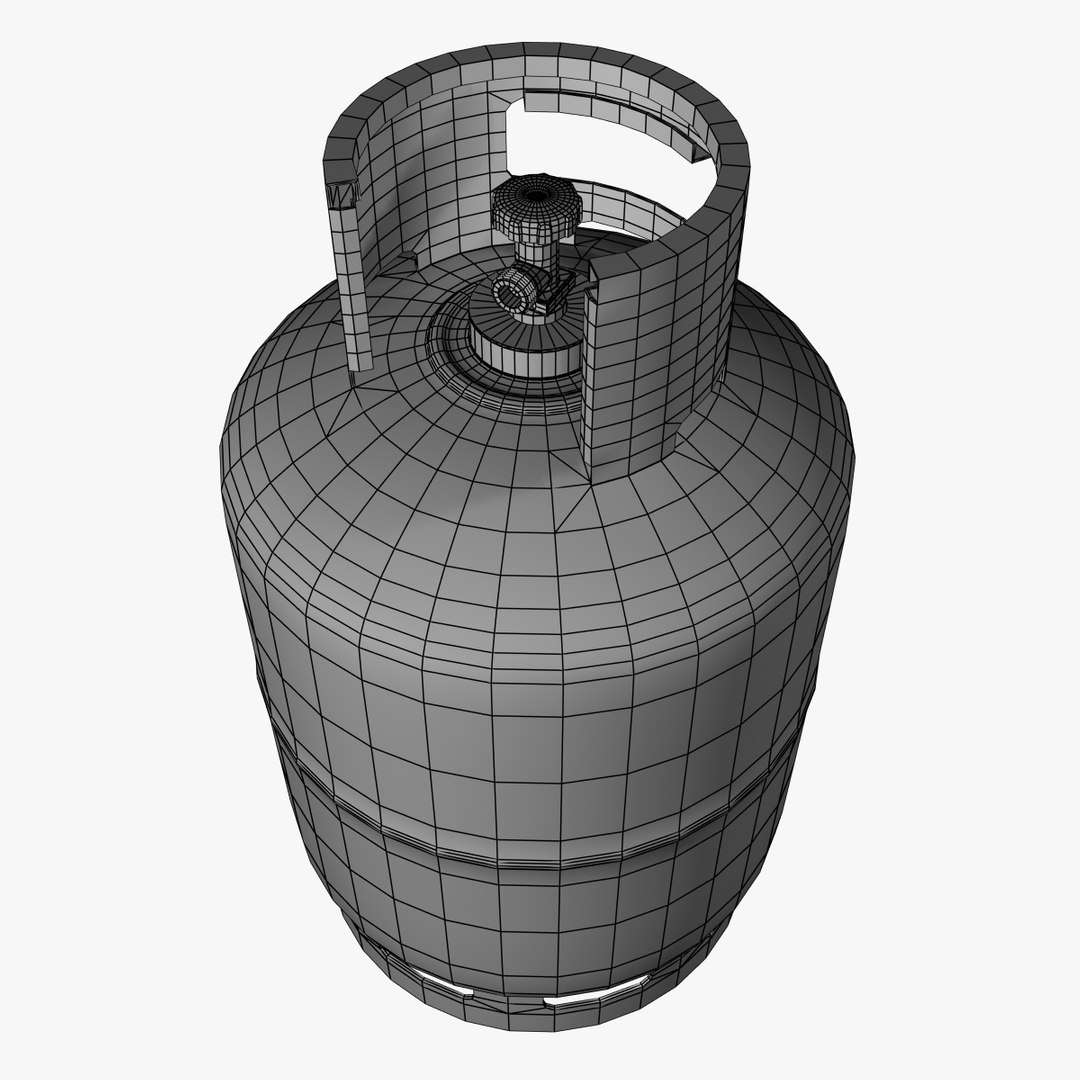 Gas Cylinder 3D Model TurboSquid 1298469