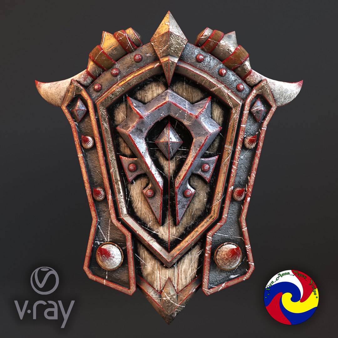 3D Fantasy Shield 5 Modeled - TurboSquid 1531948