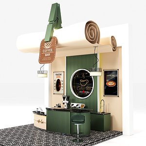3D Coffee Bar CB01