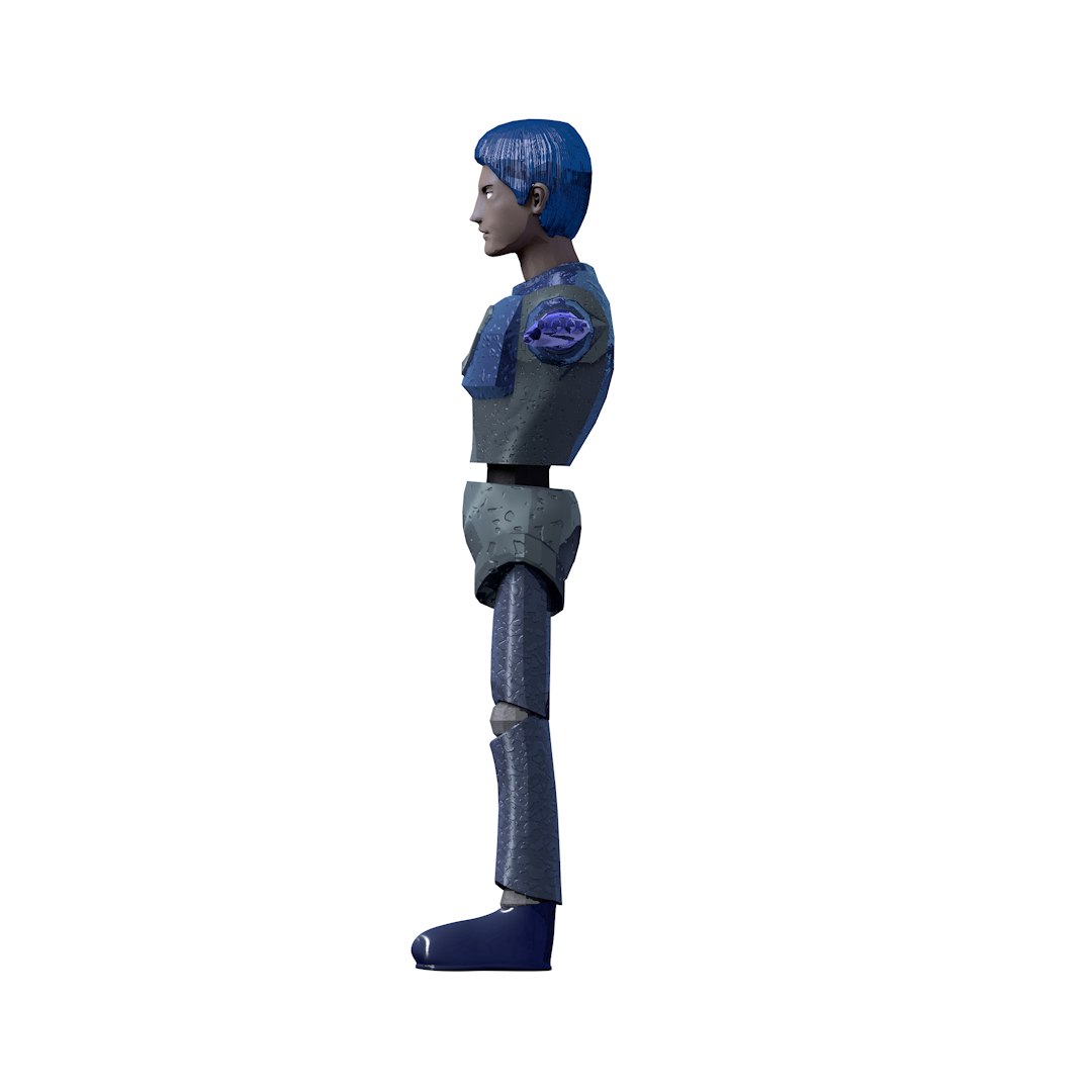 Blue Android 3D Model - TurboSquid 1325742