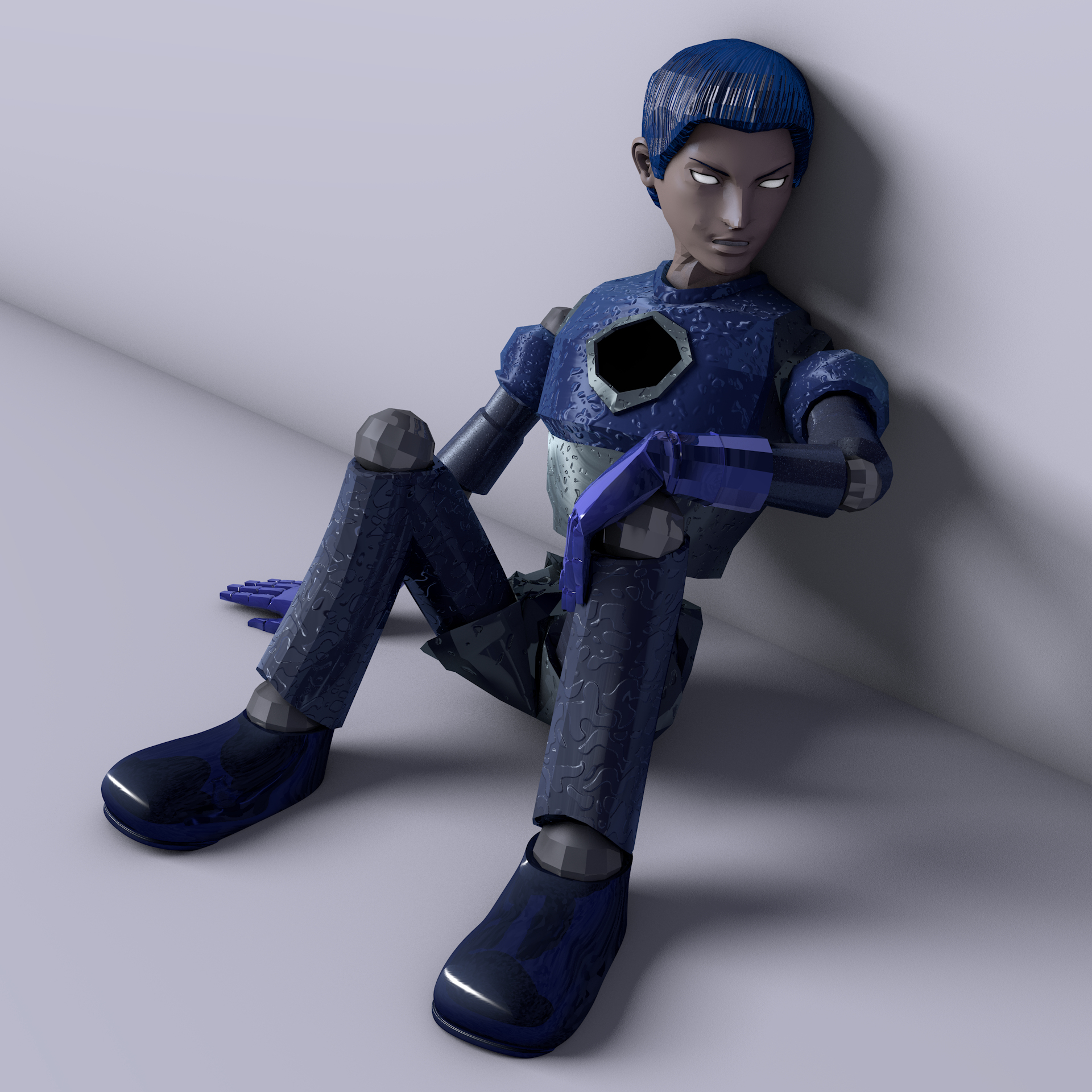 Blue android 3D model - TurboSquid 1325742