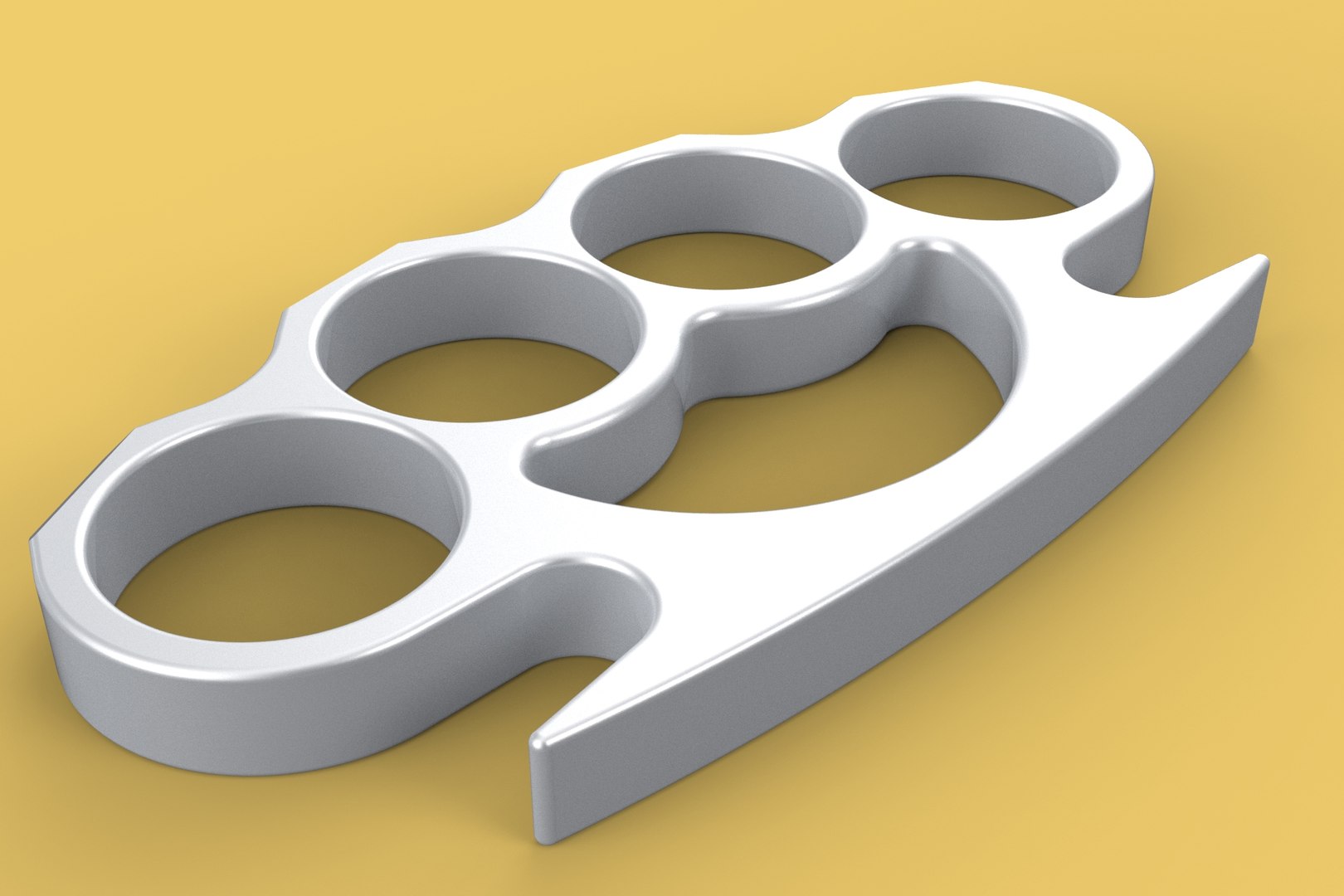 BRASS KNUCKLES KNUCKLE DUSTER SELF DEFENSE FIST LOAD GRIP HAND Model ...