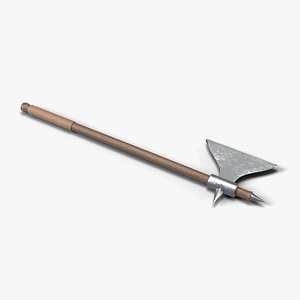 Fantasy Battle Axe with Back Spike - Medieval Viking Weapon