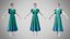 Dress 45 Pine Green