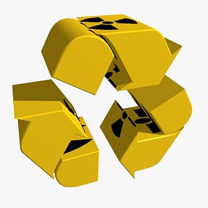 Game Ready Recycle logo - radiation