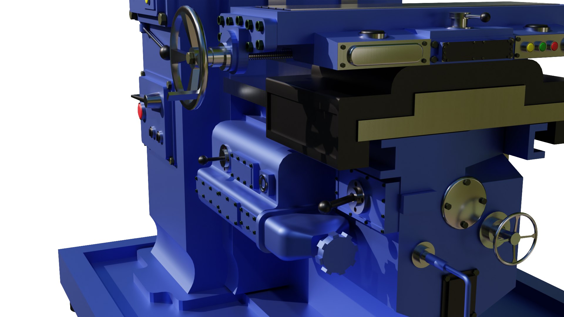 Milling Machine Model - TurboSquid 1931407