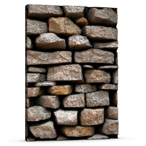 3D model Stone Wall 064