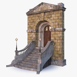 3D arched Door 0003