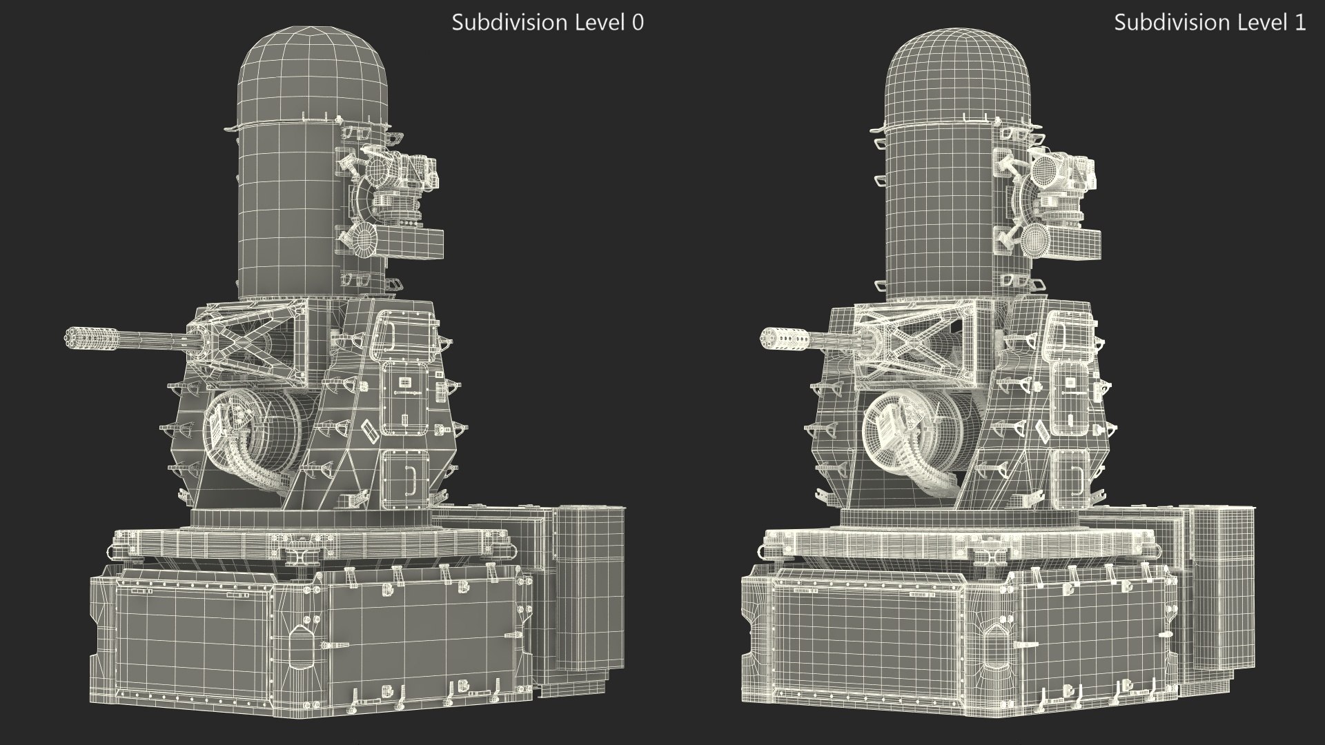 Mark 15 Phalanx Close-In Weapon System Sand Rigged 3D https://p.turbosquid.com/ts-thumb/Q0/B3JCLP/aI/mark15phalanxcloseinweaponsystemsandrigged3dsmodel020/jpg/1690761075/1920x1080/fit_q87/264e8a788c67782ddb3bea2a6ccaa9e95e612ba5/mark15phalanxcloseinweaponsystemsandrigged3dsmodel020.jpg