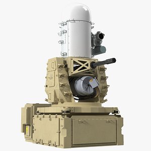 Mark 15 Phalanx Close-In Weapon System Sand Rigged 3D