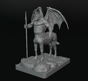 Gorilla Centaur Demon 3D model