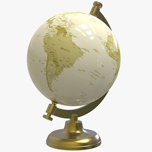 Retro Earth globe