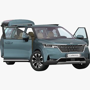 Kia Carnival 2022 Opening doors and trunk