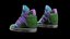 Multicolor High-Top Sneakers - Game-Ready