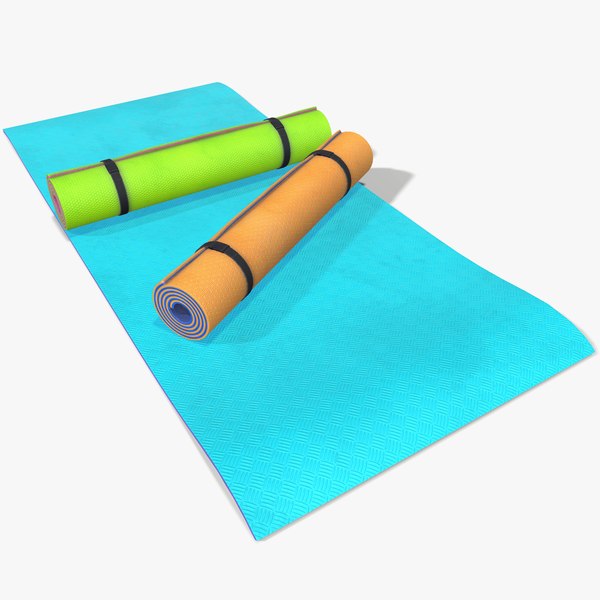 Yoga mats model TurboSquid 1457755
