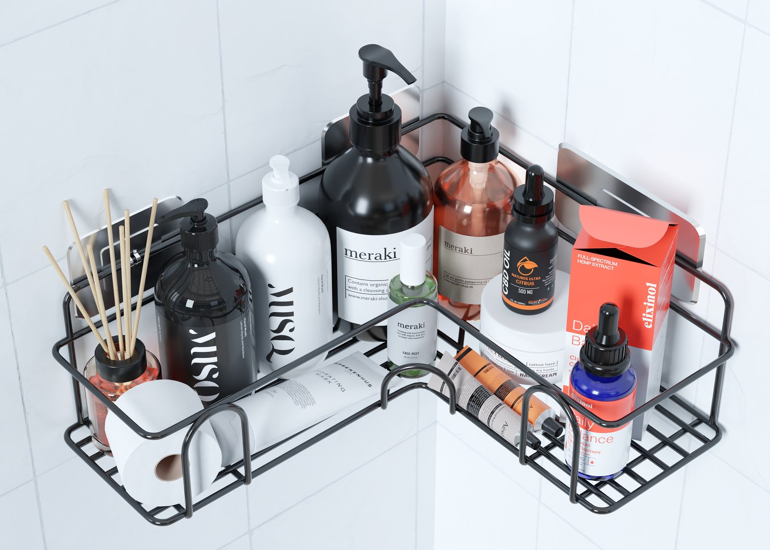 Bathroom Cosmetics Rack 04 3D - TurboSquid 2285793