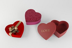 3d valentines gift model