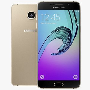 3d model samsung galaxy a7 2016