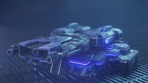 Battle tank for the game