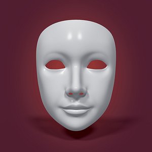 neutral mask 3D model