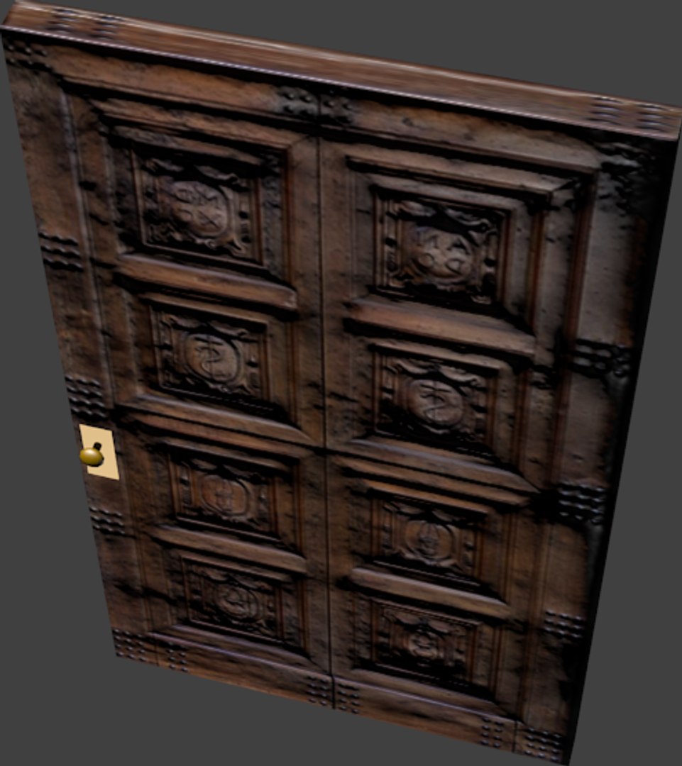 Door House 3d Model