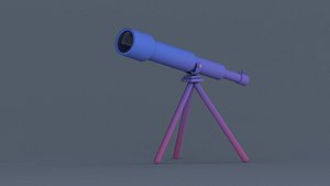 telescope 3D model