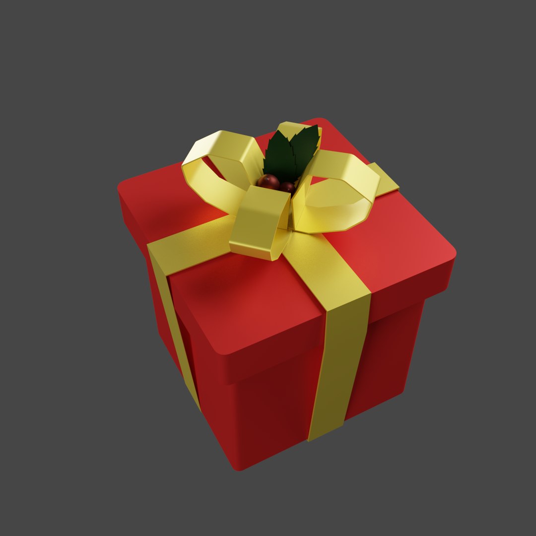 3D christmas box - TurboSquid 1644606