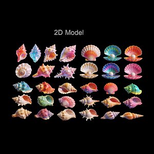 3D model Conch