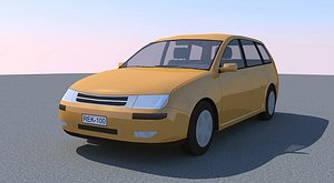 3D Generic car for Sketchup