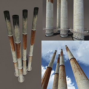 obj chimney modelled