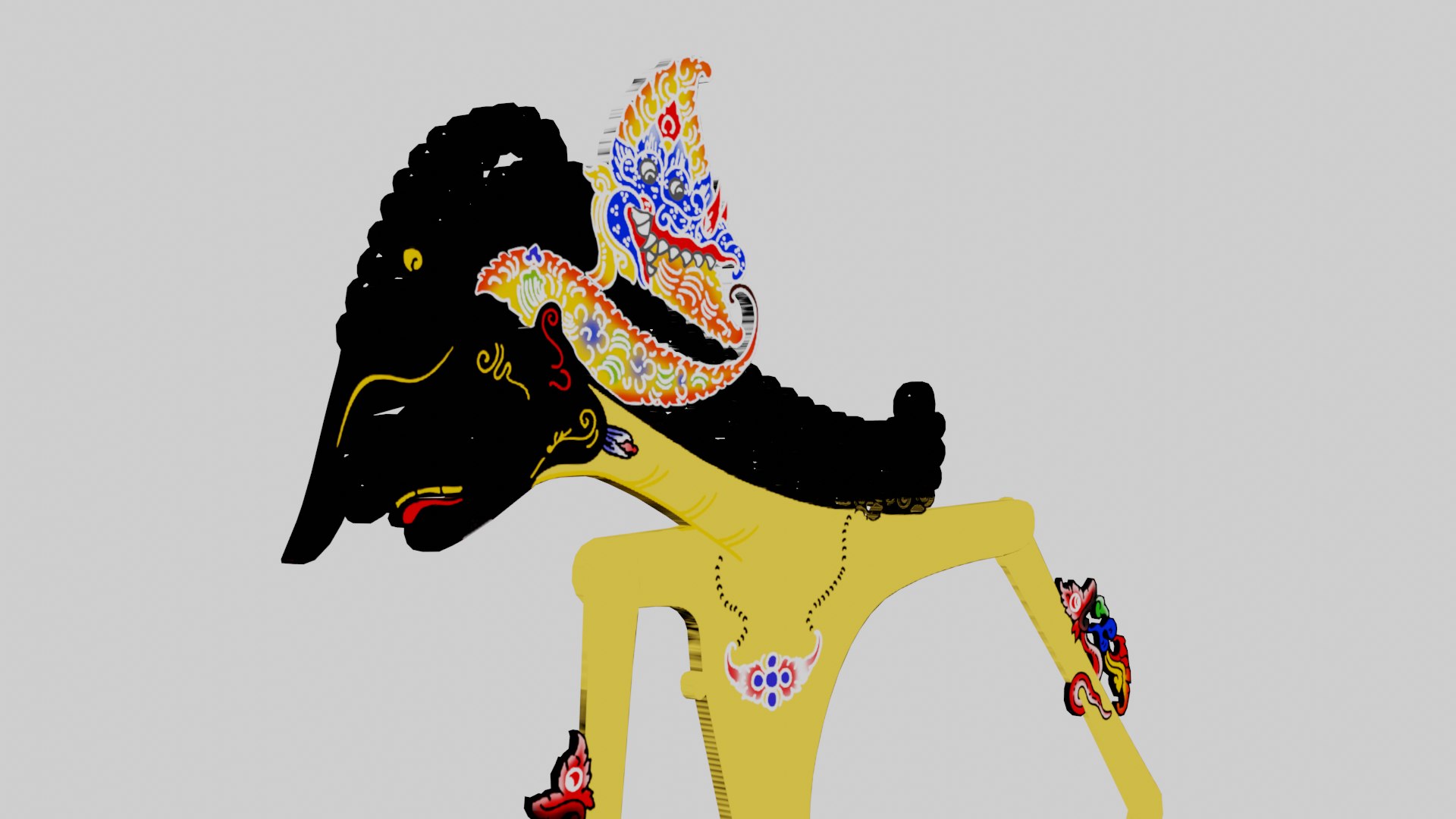 3D Wayang Kulit Abimanyu - TurboSquid 2232052