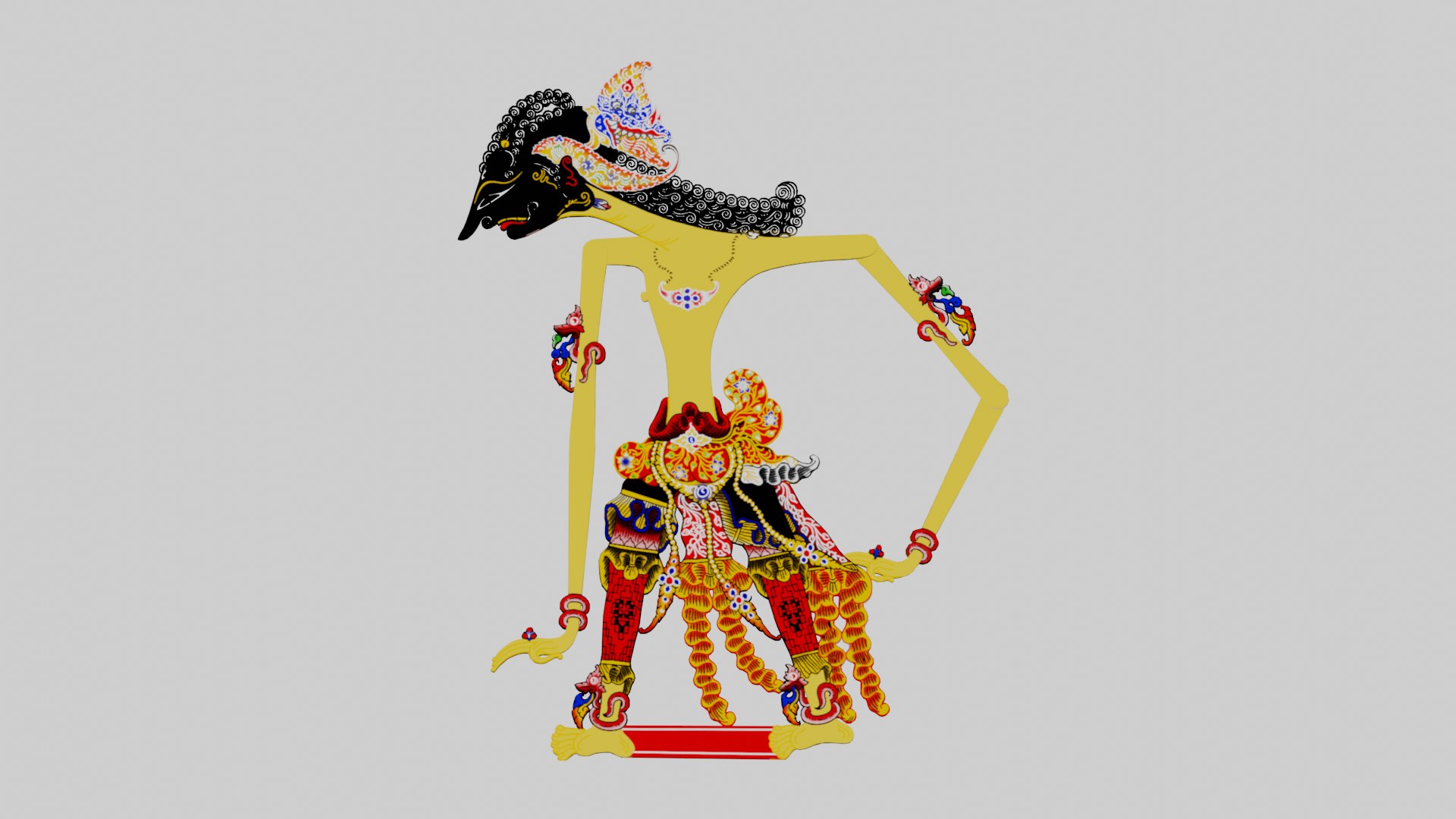 3D Wayang Kulit Abimanyu - TurboSquid 2232052