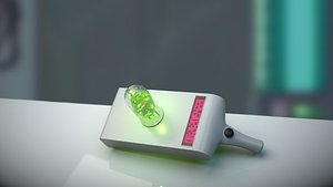 3d portal gun model