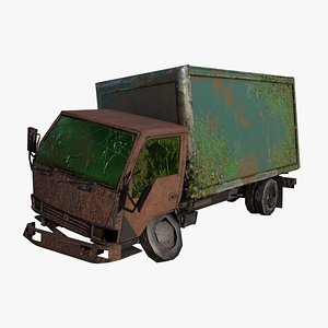 3D Broken Truck model