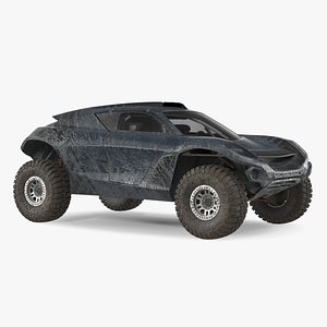 Off Road Racing Electric SUV Dirty