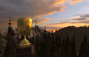 trophy cup 3D model