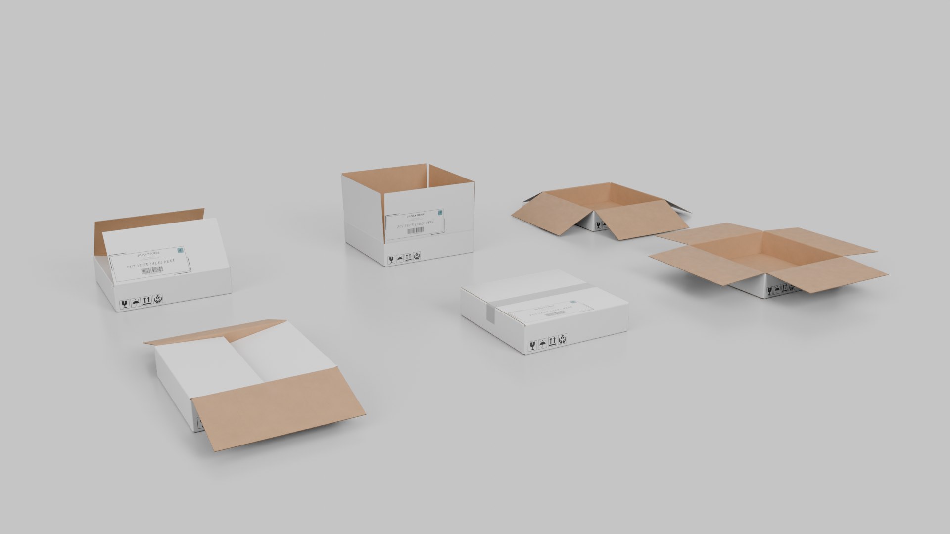 Complete White Cardboard Box Collection – Rigged and Customizable 3D model https://p.turbosquid.com/ts-thumb/Q1/4FXq5e/HI/k6/png/1749745326/1920x1080/fit_q87/785ecec4a4af8598a8d135c72a75f97033c9e21f/k6.jpg