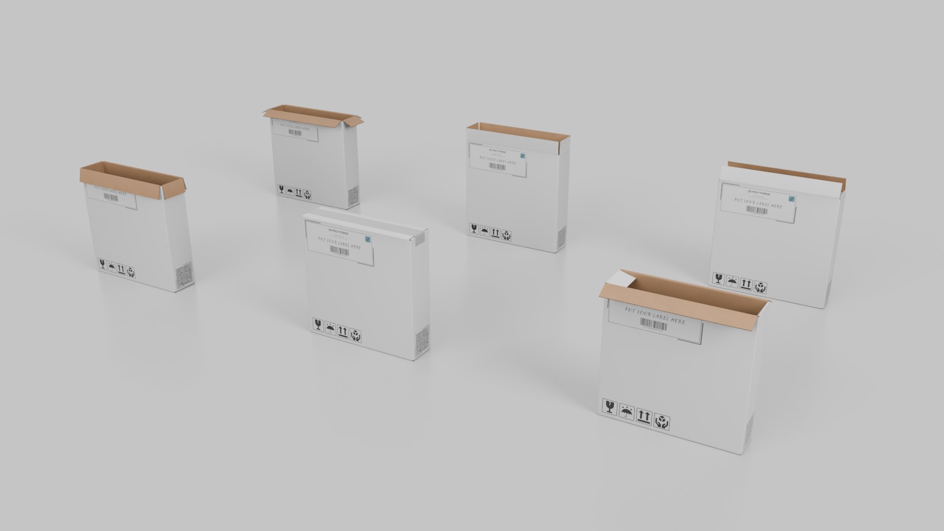 Complete White Cardboard Box Collection – Rigged and Customizable 3D model https://p.turbosquid.com/ts-thumb/Q1/4FXq5e/gg/d6/png/1749745085/1920x1080/fit_q87/1bb1ed211b3b35c23e10735b1f36eef5144d8255/d6.jpg