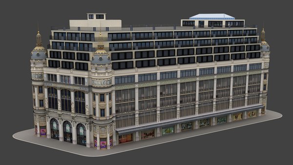 modèle 3D de Grands Magasins Printemps Boulevard Haussmann Paris