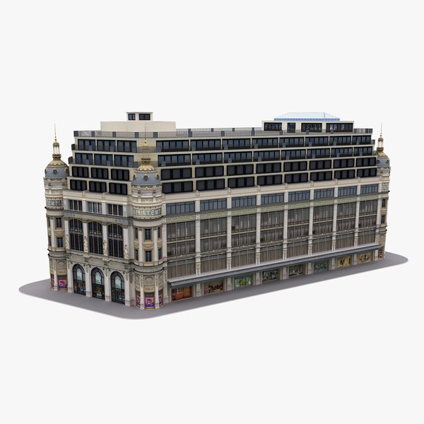 modèle 3D de Grands Magasins Printemps Boulevard Haussmann