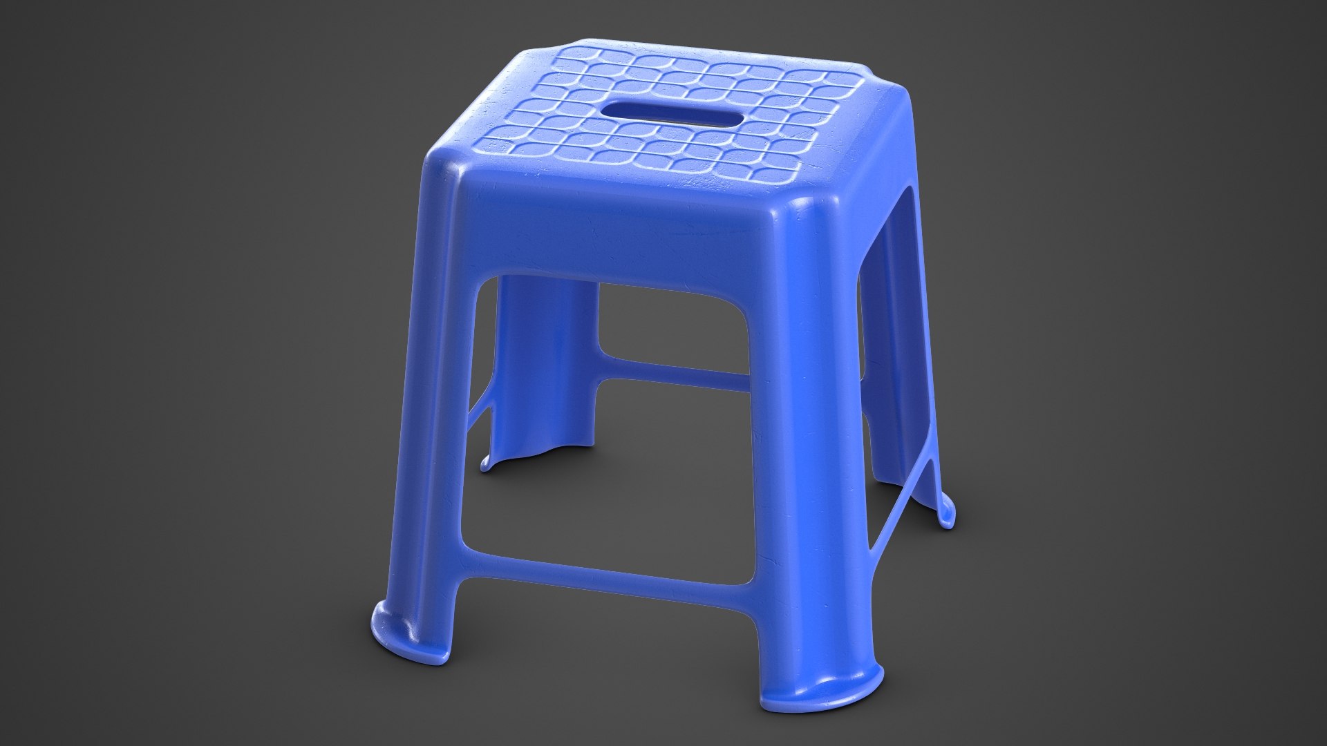 3D Hard Plastic Stool TurboSquid 1610330